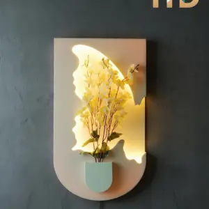 Luna Bloom Wall Lamp Vase